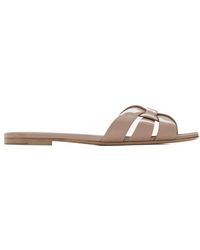 Saint Laurent - Sliders - Lyst