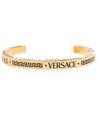 Versace - Armband Mit Graviertem Logo - Lyst