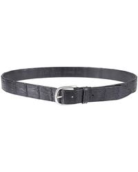Orciani - Accessoires ,Zwart ,Leer Classic Cocco Coda Color Riem - Lyst