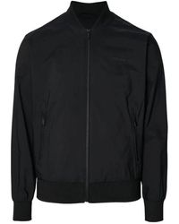 Calvin Klein - Schwarze Bomberjacke Moderner Stil - Lyst