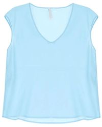 Imperial - Tops > sleeveless tops - Lyst