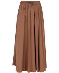 Herno - Rokken ,Bruin ,Lange Rok - Lyst