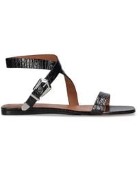 Paris Texas - Flat Sandals - Lyst
