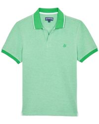 Vilebrequin - Solid Polohemd Aus Baumwolle Mit Changierendem Effekt Für Herren - Lyst