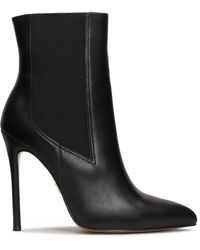 Kazar - Schwarze Slip-On-Stiefeletten Mit Schmalem Absatz - Lyst