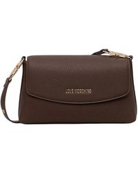 Love Moschino - Gesteppte Umhängetasche Mit Logo-Plakette - Lyst