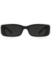 Balenciaga - Schwarze sonnenbrille für frauen - elegant und stilvoll - Lyst