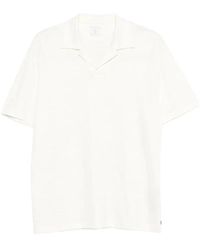 Eleventy - Tops ,Wit ,Linnen Polo Collo Bowling - Lyst