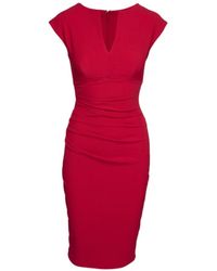 Diva Sleeveless Dress - Rood