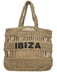 De Siena - Ibiza Jute Tote Bag - Lyst