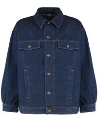 A.P.C. - Denim Jackets - Lyst