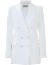 Kocca - Klische doppelreihige jacke mit taschen - Lyst