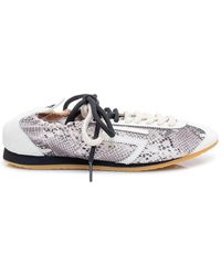 PURAAI - Lion Double Lace Low-Top Sneakers - Lyst