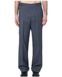 Prada - Pantalones Rectos De Mohair Y Seda - Lyst