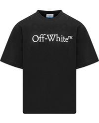 Off-White c/o Virgil Abloh - Big Bookish T-Shirt Cotton Tshirt - Lyst