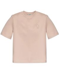 AllSaints - Tops ,Roze ,Katoen Lisa T-Shirt - Lyst