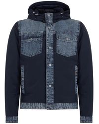 Moorer - Jassen ,Blauw ,Katoen Lothar Gewatteerd Jack - Lyst