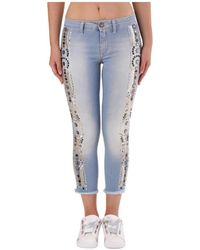 Met - Cropped Jeans - Lyst