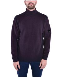 C.P. Company - Maglione dolcevita in fleece - Lyst