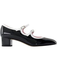 CAREL PARIS - Schwarze Lederpumps - Lyst