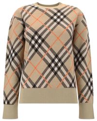 Burberry - Round-Neck Knitwear - Lyst