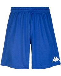 Kappa - Korte Broeken ,Blauw ,Polyester Blauwe Sportshorts Regular Fit - Lyst