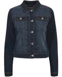 Cream - Jassen ,Blauw ,Denim Denim Jack Met Borstzakken - Lyst