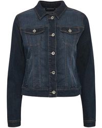 Cream - Jassen ,Blauw ,Denim Denim Jack Met Borstzakken - Lyst