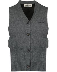 Miu Miu - Waistcoats - Lyst