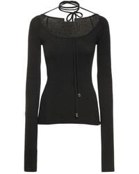 The Attico - Round-Neck Knitwear - Lyst