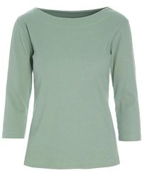 Bitte Kai Rand - Ribgebreide Blouse Met 3/4 Mouwen - Lyst