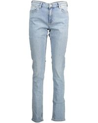 GANT - Jeans ,Blauw ,Katoen Slim-Fit Jeans - Lyst