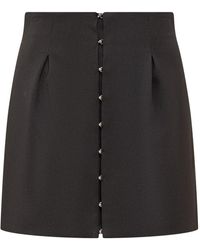 Del Core - Rokken ,Zwart ,Mushroom Hook Rok - Lyst