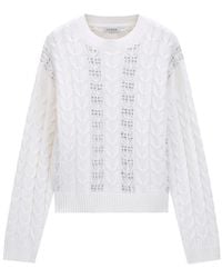 Guess - Truien & Vesten ,Wit ,Katoen Cassandra Pullover - Lyst