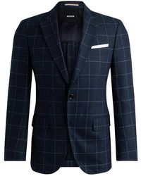 HUGO - Jassen ,Blauw Boss-Blazer - Lyst