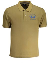 La Martina - Kurzarm polo shirt grün - Lyst