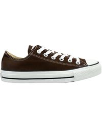 Converse - All star ox canvas braune sneakers - Lyst