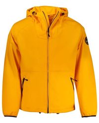 Napapijri - Jassen ,Oranje ,Polyester Oranje Polyester Jas - Lyst