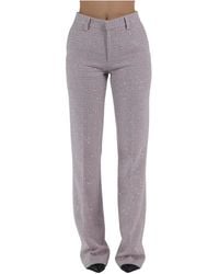 Alessandra Rich - Straight Trousers - Lyst