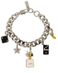 Marc Jacobs - Accessoires ,Grijs ,Messing Armband - Lyst