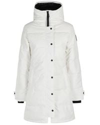 Canada Goose - Jassen ,Wit ,Katoen Parka Jas Voor Koud Weer - Lyst