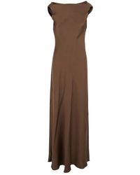 Antonelli - Kleedjes ,Bruin ,Bruine Mara Jurk Collectie - Lyst