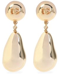 Dolce & Gabbana - Boucles D'Oreilles Pebble - Lyst