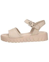 Tamaris - Schoenen ,Leer Sandalen Plat - Lyst