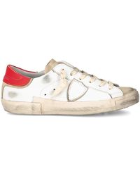 Philippe Model - Schoenen ,Wit ,Leer Sneakers Prsx Tennis - Lyst