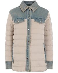 Moorer - Esper Padded Denim Jacket - Lyst