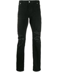 Balmain - Slim-fit baumwoll denim jeans - Lyst