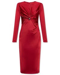 Versace - Jurk Met Decoratieve Draperie - Lyst