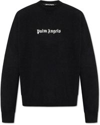 Palm Angels - Pullover mit logo - Lyst