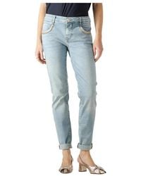 Mos Mosh - Slim Fit Mmnaomi Light Perla Jeans - Lyst